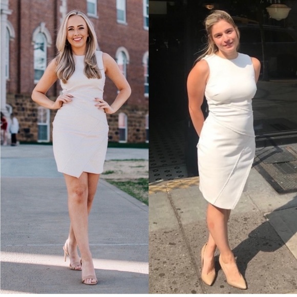 Cinq a Sept Josie frayed sheath cocktail Dress - Picture 5 of 10